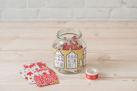 Adventskalender im leeren nutella® Glas schritt 3 | Nutella Adventskalender im leeren nutella® Glas schritt 3 | Nutella