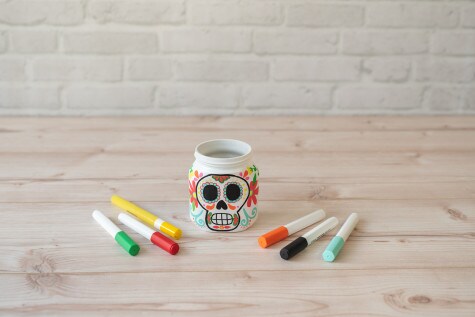 Schritt 2 für die Halloween Gläser von nutella®