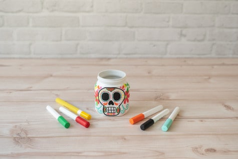 Schritt 2 für die Halloween Gläser von nutella®