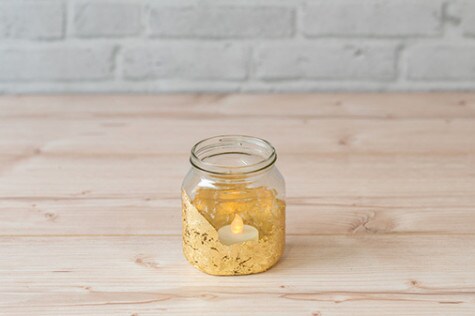 Tischdeko mit Blattgold und Trockenblumen schritt 5 | Nutella