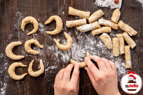 Vanillekipferl mit nutella® schritt 3 | Nutella Vanillekipferl mit nutella® schritt 3 | Nutella