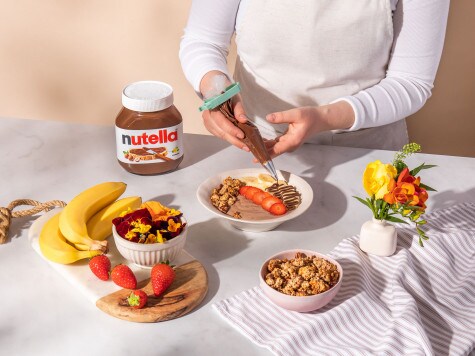 Rezept - Kakao-Haselnuss-Bowl mit nutella® - Schritt 3 Rezept - Kakao-Haselnuss-Bowl mit nutella® - Schritt 3