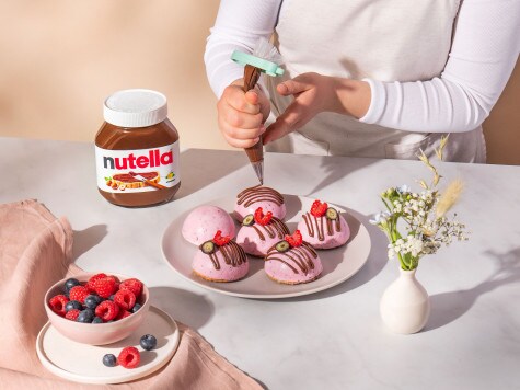 Rezept - Mini-Mousse-Küchlein mit nutella® - Schritt 4 Rezept - Mini-Mousse-Küchlein mit nutella® - Schritt 4
