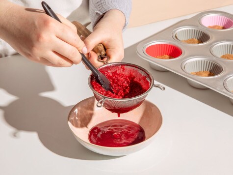 Mini-Käseküchlein mit Himbeeren und nutella®