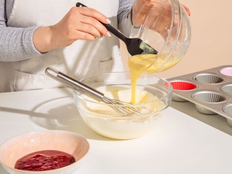 Mini-Käseküchlein mit Himbeeren und nutella®