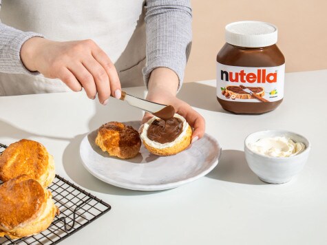 Scones mit Frischkäse und nutella® - Schritt 4 Scones mit Frischkäse und nutella® - Schritt 4