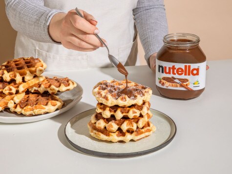 Belgische Waffeln mit nutella® - Schritt 4 Belgische Waffeln mit nutella® - Schritt 4