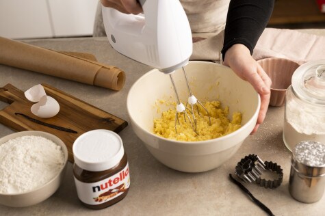 Linzer Plätzchen mit nutella Linzer Plätzchen mit nutella