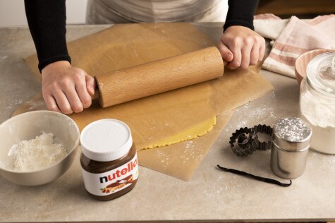 Linzer Plätzchen mit nutella Linzer Plätzchen mit nutella
