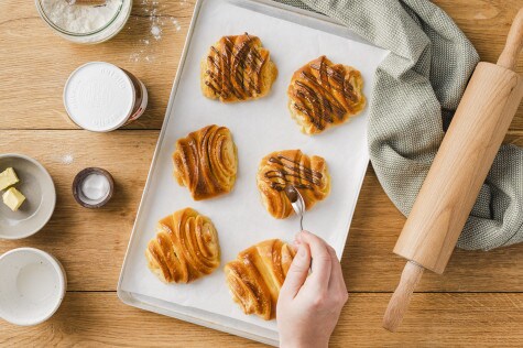 Franzbrötchen mit nutella® - Schritt 5 Franzbrötchen mit nutella® - Schritt 5