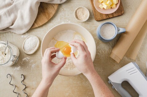 Kieler Brötchen mit nutella® - Schritt 1