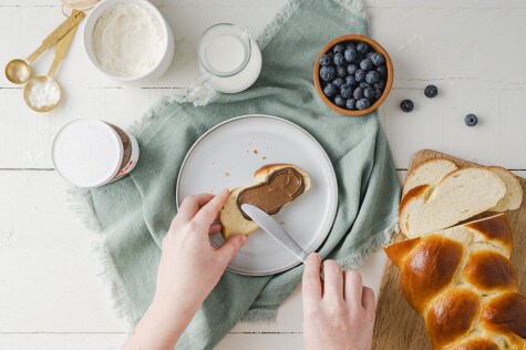 Hefezopf mit nutella® - Schritt 4 Hefezopf mit nutella® - Schritt 4