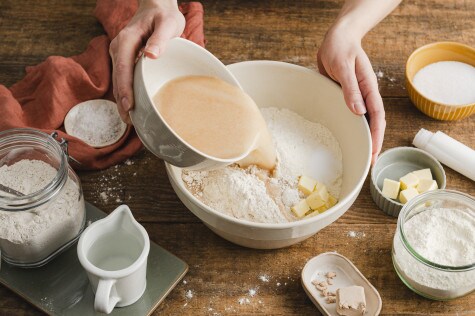 Röggelchen mit nutella® - Schritt 1 Röggelchen mit nutella® - Schritt 1