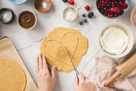 nutella® Rezepte - Biscuit Tarte mit nutella®