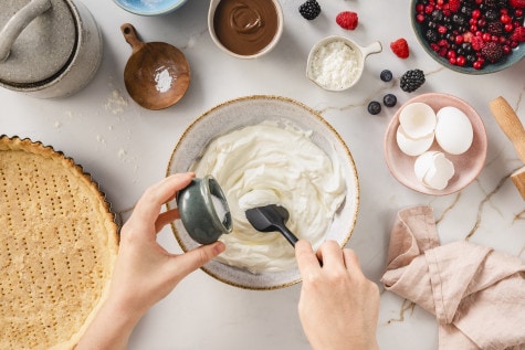 nutella® Rezepte - Biscuit Tarte mit nutella®