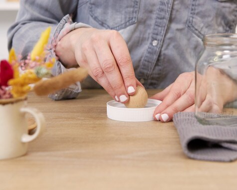 DIY - nutella - Geschenkglas - Schritt 2