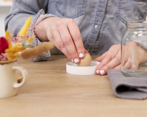 DIY - nutella - Geschenkglas - Schritt 2