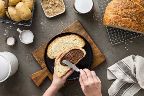 Kartoffelbrot mit nutella® - Schritt 3 Kartoffelbrot mit nutella® - Schritt 3