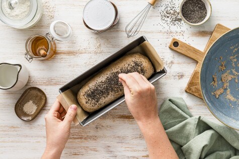 Chiasamenbrot mit nutella® - Schritt 2 Chiasamenbrot mit nutella® - Schritt 2