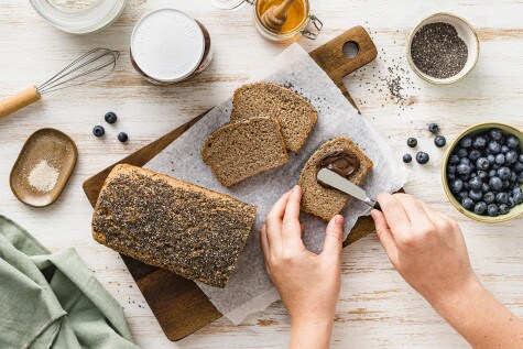 Chiasamenbrot mit nutella® - Schritt 3 Chiasamenbrot mit nutella® - Schritt 3