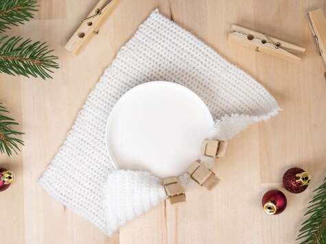 DIY - nutella - Weihnachtliches Geschenkglas - Schritt 1