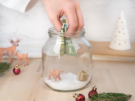 DIY - nutella - Weihnachtliches Geschenkglas - Schritt 4