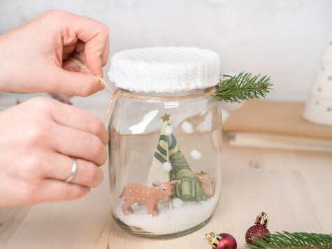 DIY - nutella - Weihnachtliches Geschenkglas - Schritt 5