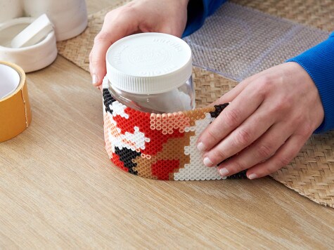 Bügelperlenvase - Schritt 4