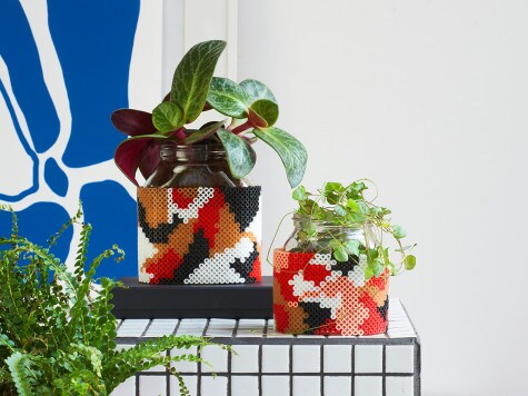 Bügelperlenvase - Schritt 5