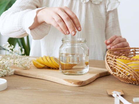 DIY - nutella - Zitronenglas - Schritt 2