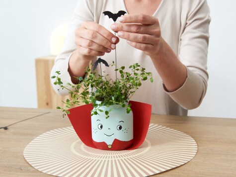 DIY - nutella - Halloween Vampir glas mit nutella - Schritt 4