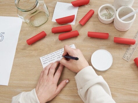 Glückskekse zu Silvester - Schritt 2