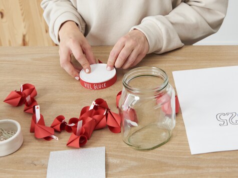 Glückskekse zu Silvester - Schritt 4