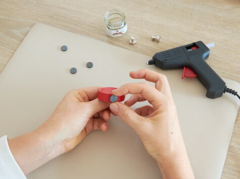 DIY - nutella - Magnetgläser für Whiteboards - Schritt 2