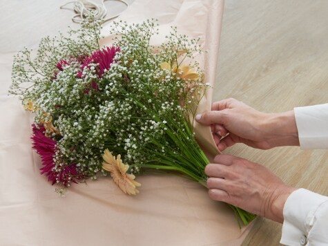 DIY - nutella - Blumenstrauß - Schritt 2