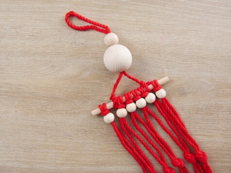 DIY - nutella - Perlen-Makramee - Schritt 6