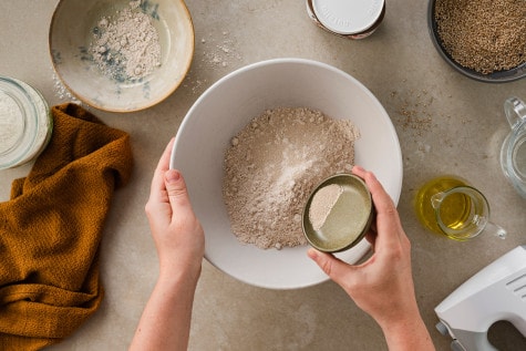 Zupfbrot mit nutella® - Schritt 1