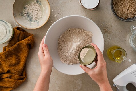 Zupfbrot mit nutella® - Schritt 1