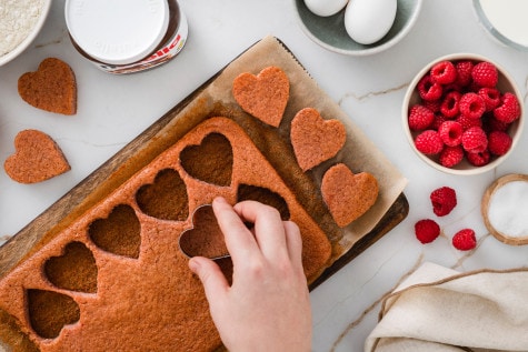 Herzkuchen mit nutella® - Schritt 1