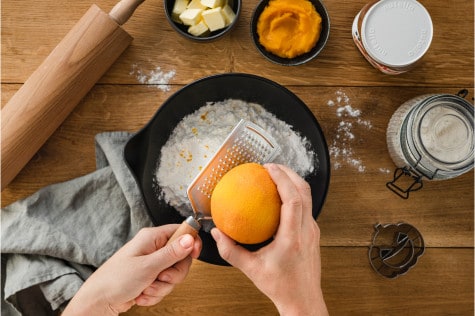 Rezepte - Kürbis-Orangen-Sandwichkekse mit nutella® - Schritt 1