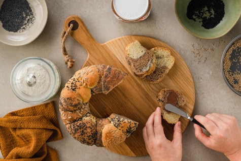 Zupfbrot mit nutella® - Schritt 4