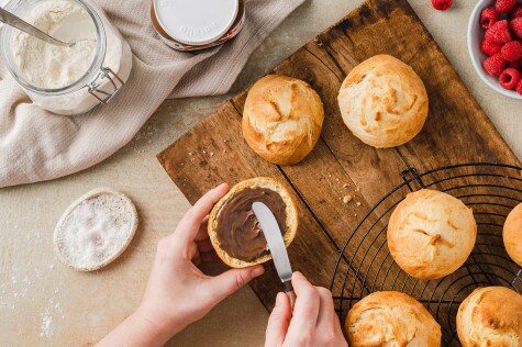 Kieler Brötchen mit nutella® - Schritt 3