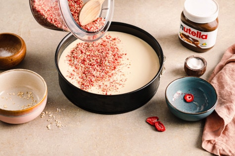 Erdbeer-Crunchy-Chessecake mit nutella® - Schritt 2