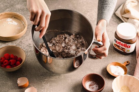 Schoko-Macarons mit nutella® - Schritt 1