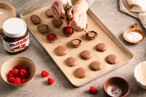 Schoko-Macarons mit nutella® - Schritt 3