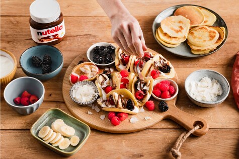 Pancake-Taco-Board mit nutella® - Schritt 3