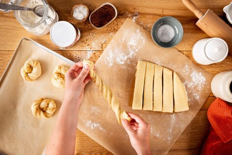 Espressoschnecken mit nutella® - Schritt 2