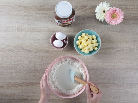 Rohrnudeln mit nutella - Schritt 2