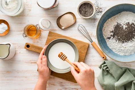 Chiasamenbrot mit nutella®  - Schritt 1