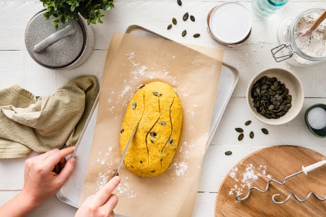 Kürbiskernbrot mit nutella®  - Schritt 2